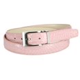 thumbnail image 1 of CTM® Ceinture en Cuir à Imprimé Croco, 1 of 2