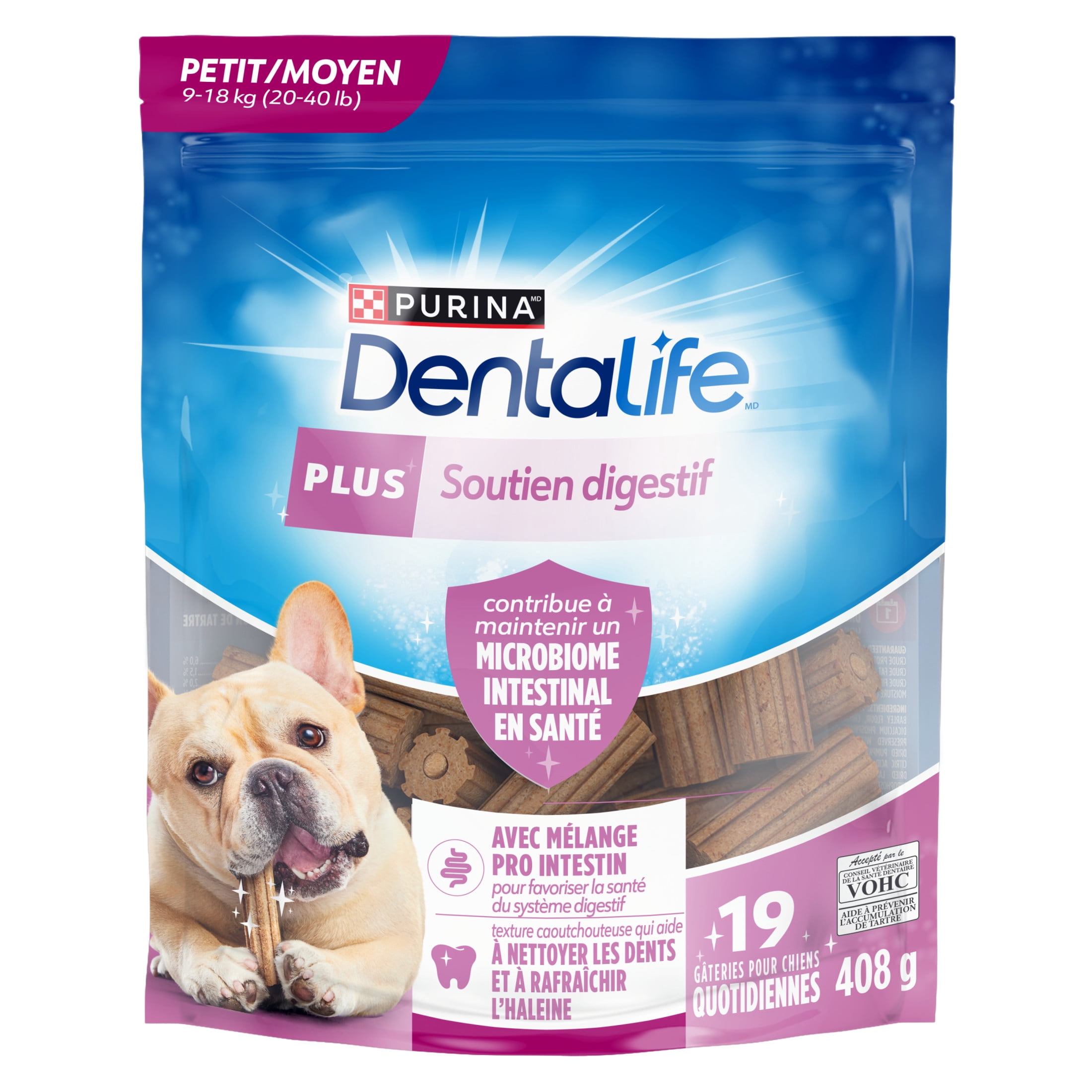 DentaLife Plus Soutien digestif Petit/Moyen, Gâteries pour Chiens 408 g