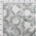 thumbnail image 3 of oneOone Rayon Light Gray Fabric Geometrical Craft Projects Decor Fabric Printed By The Yard 56 Inch Wide, 3 of 4