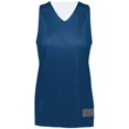thumbnail image 1 of ASI 163.301.S Jersey 2.0 Réversible en Maille Tricotée pour Femmes, Bleu Marine et Blanc - Petit, 1 of 1