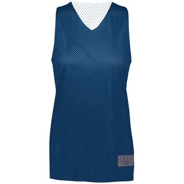 ASI 163.301.S Jersey 2.0 Réversible en Maille Tricotée pour Femmes, Bleu Marine et Blanc - Petit