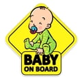 thumbnail image 4 of 2X Baby on Board Warning Sign Vinyl Warning Sticker 15x15cm, 4 of 8