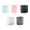 thumbnail image 4 of Wweixi Indoor Flower Pots - Elegant And Practical Available In Multiple Colors And Can Be Selected DS light green M 1Set, 4 of 6