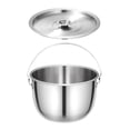 thumbnail image 4 of Siruishop Cooking Pot Soup Pot Stainless Steel Camping Pot for Cooking Home Commercial 2L, 4 of 8