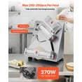 thumbnail image 2 of VEVOR 14 Inch Pizza Dough Roller Sheeter Automatic Commercial Pizza Dough Press 370W, 2 of 9
