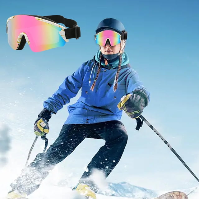 Meitianfacai Outdoor Windproof Ski Goggles Antis Ultraviolets Sun Protection Goggles Adult Ski Goggles Winter Ski Goggles Men And Wome One Size Fits All