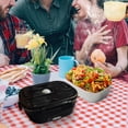 thumbnail image 1 of Chauffe-repas Portable pour Aventures en Plein Air, Contenant Isolé Chauffant avec Température Réglable, Batterie Rechargeable, Idéal pour le Camping, la Randonnée, les Voyages et Tous les Scénarios, 1 of 5