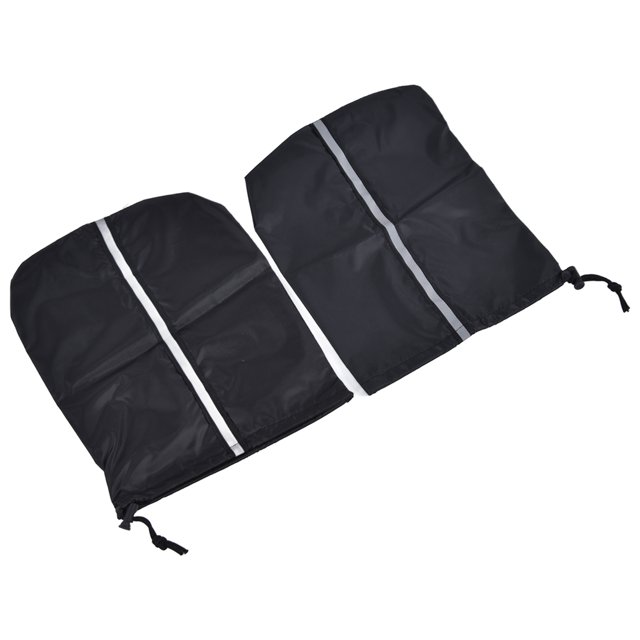 Housse de Rétroviseur Auto, Housse de Rétroviseur Universelle Imperméable Noire pour Véhicule pour SUV