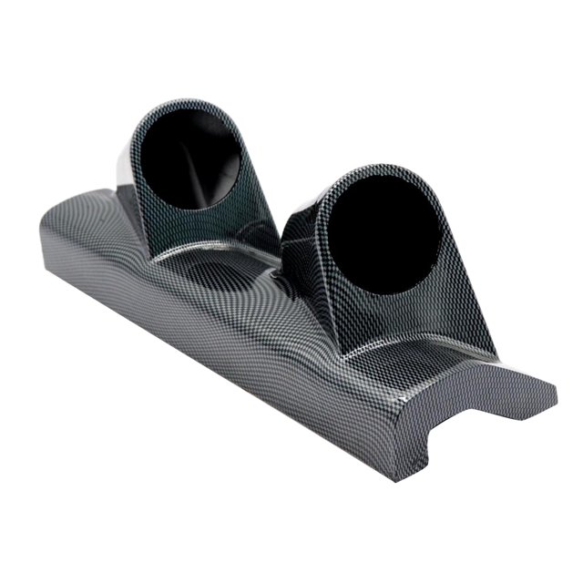 Fibre de Carbone 52mm/2 Pouces Double Pilier pour Voiture à Main Droite