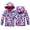 d, variant on 3-12T Girls Autumn Hooded Windbreaker Jacket Waterproof Zip Raincoat Lightweight Casual Floral Dust Coats for Toddler Kids