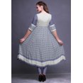 thumbnail image 4 of Bimba Print Long Party Wear Anarkali Kurta Flared A Line Kurtis For Women, 4 of 5
