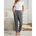 thumbnail image 4 of Women's Gray Breezy Leopard Joggers, 4 of 8
