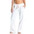thumbnail image 2 of Birdeem Mode Femmes Été Décontracté Ample Coton et Lin Poche Pantalon Uni, 2 of 8