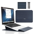 thumbnail image 1 of EGNMCR 13-14 Inch Universal Multifunctional Computer Bag Laptop Stand Laptop Liner Bag Portable Computer Stand Laptop Storage Bag Bag A chopper, 1 of 2