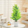 thumbnail image 1 of Feltree Simulation Christmas Small Pinaster Cedar Tree Artificial Pinaster Cedar Leaf Simulation Green Bonsai Living Room Potted Ornaments, 1 of 8