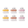 thumbnail image 1 of 6Pcs Synthetic Sponge Powder Puff Creative Face Cream Puff Women Makeup Supply, 1 of 7