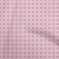 thumbnail image 1 of oneOone Cotton Poplin Light Pink Fabric Geometric Craft Projects Decor Fabric Printed By The Yard 56 Inch Wide, 1 of 4