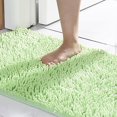 thumbnail image 4 of Affordablo Clearance Bathroom Rug Mat Shaggy Soft and Absorbent Bath Rug Bath Mats Extra Thick Rug Microfiber Bathroom Rugs Machine Washable Carpet Quick Dry Ultra Shaggy Mats for Bathroom 12x20IN, 4 of 6