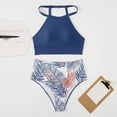 thumbnail image 3 of Womens Bathing Suits Two Piece Womens Solid Bikini Strap Bikini Deep V Sexy Split Swimsuit Set Two Piece Set Swimming Suit Two Piece Bathing Suits for Women Two Piece Sets for Women, 3 of 8
