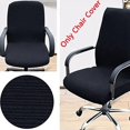 thumbnail image 2 of Anti-Dirty Rotating Stretch Office Computer Desk Chair Cover Waterproof Elastic Chair Covers Removable Slipcovers L, 2 of 5