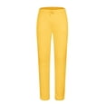 thumbnail image 3 of RXIRUCGD Men's Fashion Drawstring Elastic Waist Solid Color Casual Sweat Length Pants 2 PC, Yellow, Size: 3XL, 3 of 5