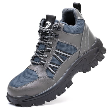 SuoKom Toe Shoes for Men Work Women Lightweight Air Cushion Sneakers Slip Resistant Safety Work Boots Indestructible Shoe - Summer Savings Clearance