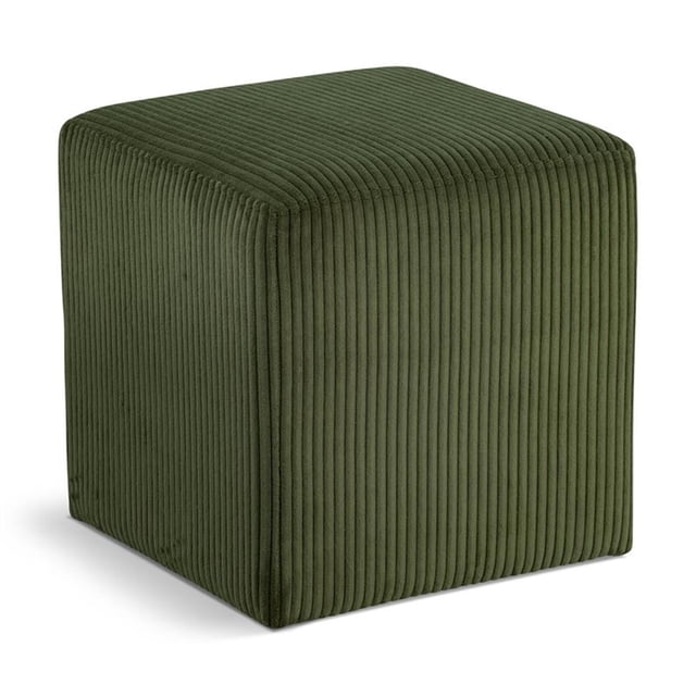 Meridian Furniture Ottomane/tabouret Vert Roy