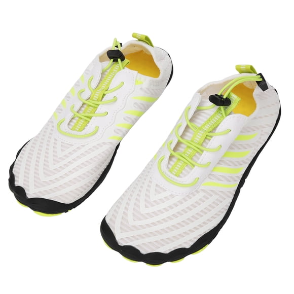 Water Shoes for Women Quick Dry Barefoot Water Shoes for Beach Swim River Pool Lake Hiking Kayaking Surfing White Size 40