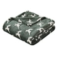 thumbnail image 2 of Holiday Time Plush Throw Blanket Reindeer, 50 in x 60 in, 2 of 9