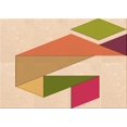 thumbnail image 1 of Ahgly Company Machine Washable Indoor Rectangle Transitional Khaki Gold Area Rugs, 2' x 4', 1 of 7