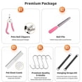 thumbnail image 3 of Pet Grooming Hammock Harness for Cats & Dogs  Dog Holder for Grooming  Pet Supplies Kit  Pet Stuff Helper with Nail Clippers/Trimmer  Pet Comb  Nail File for Bathing  Ear/Eye Care, 3 of 5