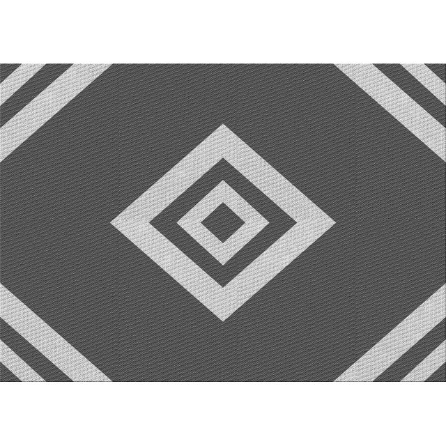 Ahgly Tapis Rectangulaire Lavable en Machine Intérieur Transitionnel Gris Canon, 7 Pieds x 10 Pieds