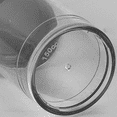 thumbnail image 2 of 4X Stackable Snack Containers for Kids and Adult, 4 Stackable Snack Cups for School and Travel Transparent Black, 2 of 4