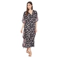 thumbnail image 2 of Caftans Longs pour Femmes Grande Taille Robe Caftan Robe de Soirée Fête Été Plage Robe d'Été Manches Kimono Longues Robes Décontractées en Ligne, 2 of 7