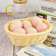 thumbnail image 2 of Snack Woven Basket Imitation Rattan Small Snack Storage Basket Jewelry Storage Basket, 2 of 9