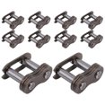 thumbnail image 1 of Wchiuoe 10pcs 25H Chain Master Link Cast Iron High Strength Connectors Easy Installation,Chain Connector,25H Chain Link, 1 of 8