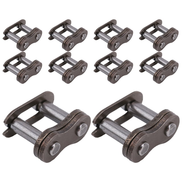 Wchiuoe 10pcs 25H Chain Master Link Cast Iron High Strength Connectors Easy Installation,Chain Connector,25H Chain Link