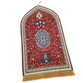 thumbnail image 1 of Rongfmy Flannel Prayer Rug Collectible Floor Carpet Blanket 65Cmx110cm Area Rugs for Bar Red, 1 of 9