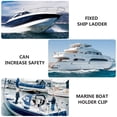 thumbnail image 3 of Yacht Ladder Clip Stowing Storage Clip Durable Rubber Yacht Clamp for Boat, 3 of 8