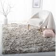 thumbnail image 1 of Safavieh Ocean Trellis Solid Plush Shag Area Rug, 1 of 6