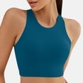 thumbnail image 2 of Sentmoon Bikini Tops Curvy Bathing Suits Tummy Control Push Up Solid Color Oversized Spaghetti Strap Backless Womens Swimsuit Summer Beach Must Haves for Large Bust and Support, 2 of 9