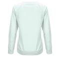 thumbnail image 5 of SNKSDGM Chandail Court pour Femmes Chandails Courts pour Femmes Chandails Quotidiens pour Femmes Maison Extérieur Entraînement Manches Longues T-Shirt Col Rond Haut Chandail Imprimé Blouse de Rue Mode Urbaine m, 5 of 5