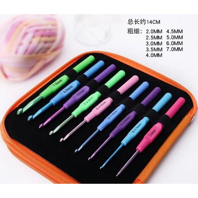 DIY Knitting Tool Set Hooked Crochet Storage Bag Tool Set DIY Woven Bag Sweater Yarn Anti Slip Crochet