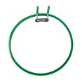 thumbnail image 1 of 22cm Embroidery Hoop Circle Cross Stitch Plastic Sp Tension Adults Beginners green, 1 of 8