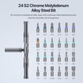 thumbnail image 4 of WHEANG Screwdriver Set 24 In 1 Screwdriver Set Multi Function Detachable Handle 24 In 1 Dly Screwdrivers Set Compact And Portabl, 4 of 9
