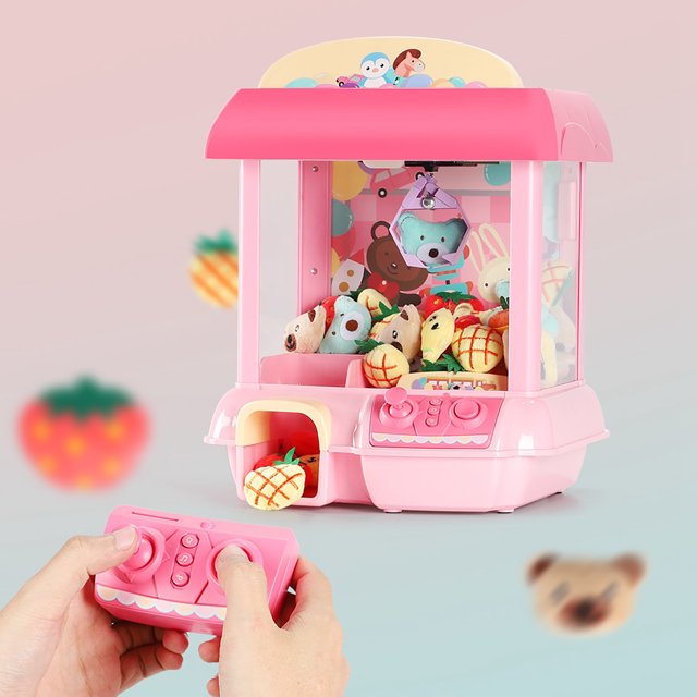 Doll Machine, Claw Machine, Kids Mini Claw Machine Toy Grabber, Remote Control Automatic For Playing Children