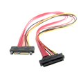 thumbnail image 4 of cablecc SAS Hard Disk Drive SFF-8482 SAS Cable 29Pin Male to Female Extension Cable 0.5m, 4 of 4