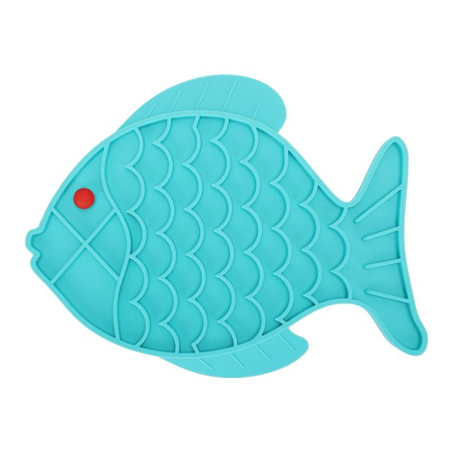 Tapis d'Alimentation Lent, Forme de Poisson Alimentateur Plus Lent Anti Étouffement Alimentateur Lent Chargeur Pad Matériaux Respectueux de l'Environnement