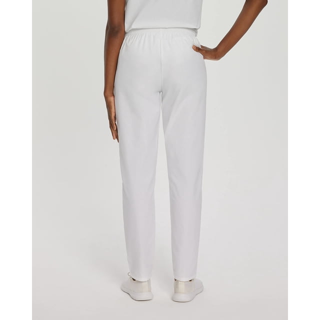 Landau Essentials Pantalon d'Uniforme Médical Coupe Décontractée pour Femmes, Noir, 1 Unité