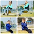 thumbnail image 4 of Wooden Round Swing Outdoor Disc Tree Swing High Strength Wooden Disc Outdoor Swing Round Swing Adjustable Swing Seat (L: 2m * R: 30cm), 4 of 5